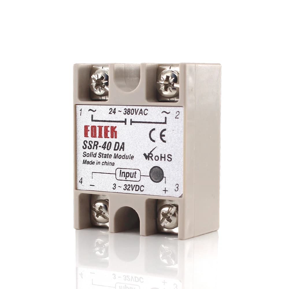 Module de relais à semi-conducteurs SSR-10DA SSR-25DA SSR-40DA 10A 25A 40A, entrée 3-32V DC 24-380V AC, sortie de haute qualité