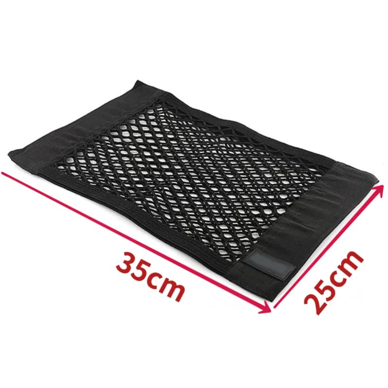 Filet de rangement élastique pour siège Ibiza 6K 6L 6J Skoda Fabia VW Polo 9N 6R Bora Golf MK4, coffre de voiture, dos de siège, filet de rangement élastique, sac organisateur de chargement