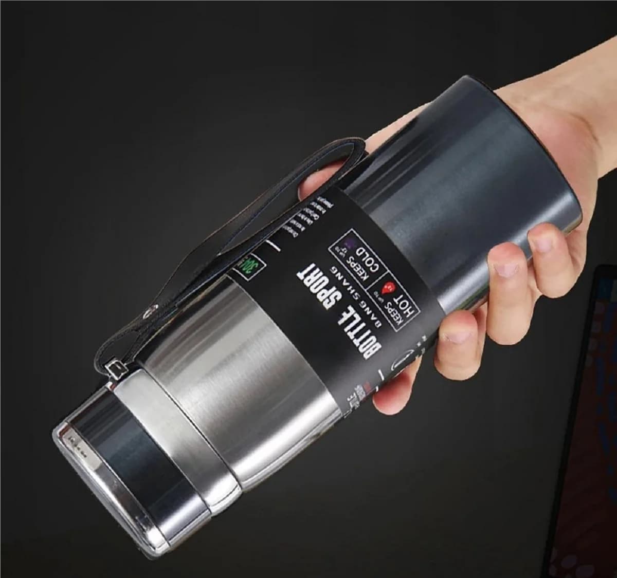 1L bouteille d'eau thermique garder la bouteille d'eau froide et chaude Thermos pour l'eau thé café flacons sous vide bouteille Thermos en acier inoxydable