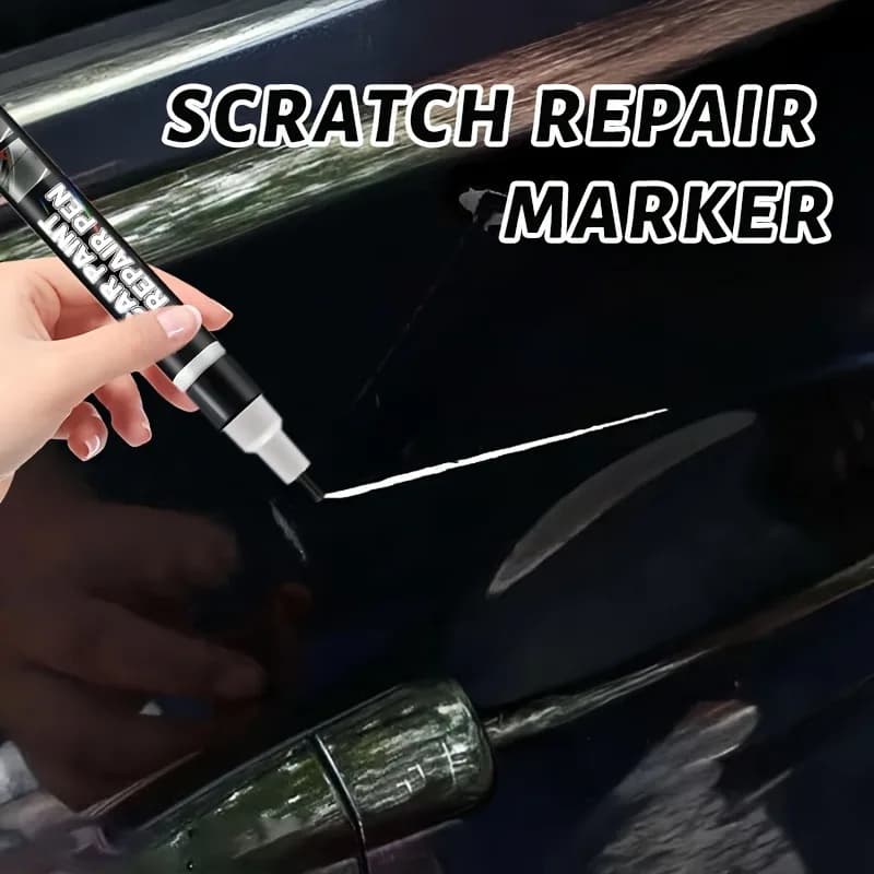 Stylo de peinture pour réparation des rayures de voiture : formule durable, finition lisse pour pièces métalliques automobiles et articles ménagers