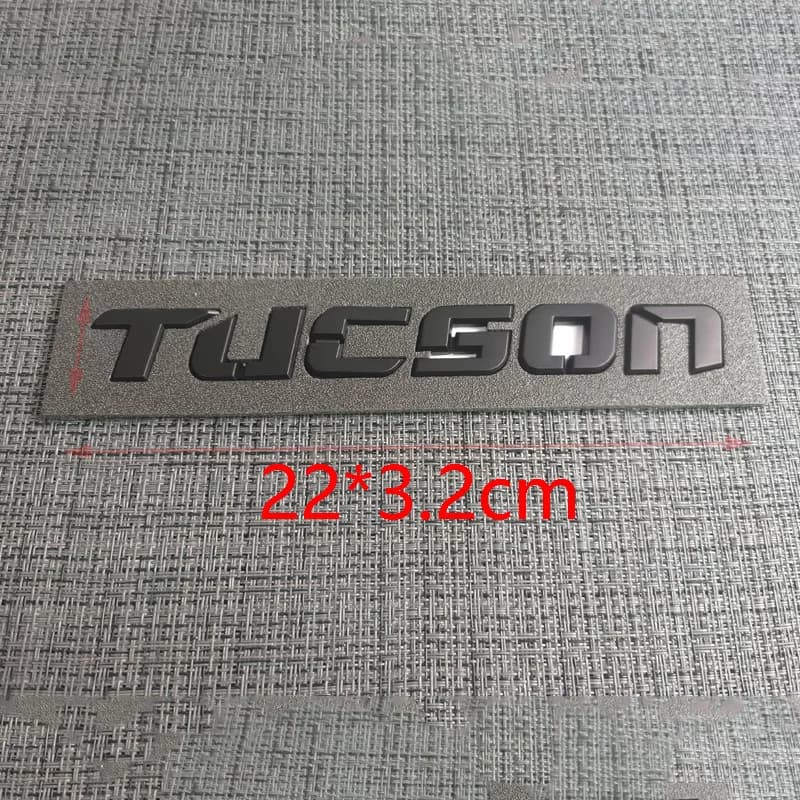 Autocollants décoratifs pour coffre arrière en plastique ABS pour Tucson Hybrid, emblèmes, badges, accessoires de décoration