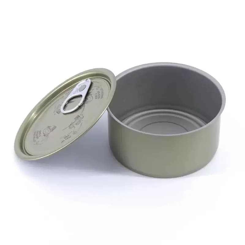 10 Couvercles de fermeture à pression pour boîtes de conserve en aluminium, pour la conservation du thon, des sauces, des gâteaux, du thé, des bonbons et des biscuits
