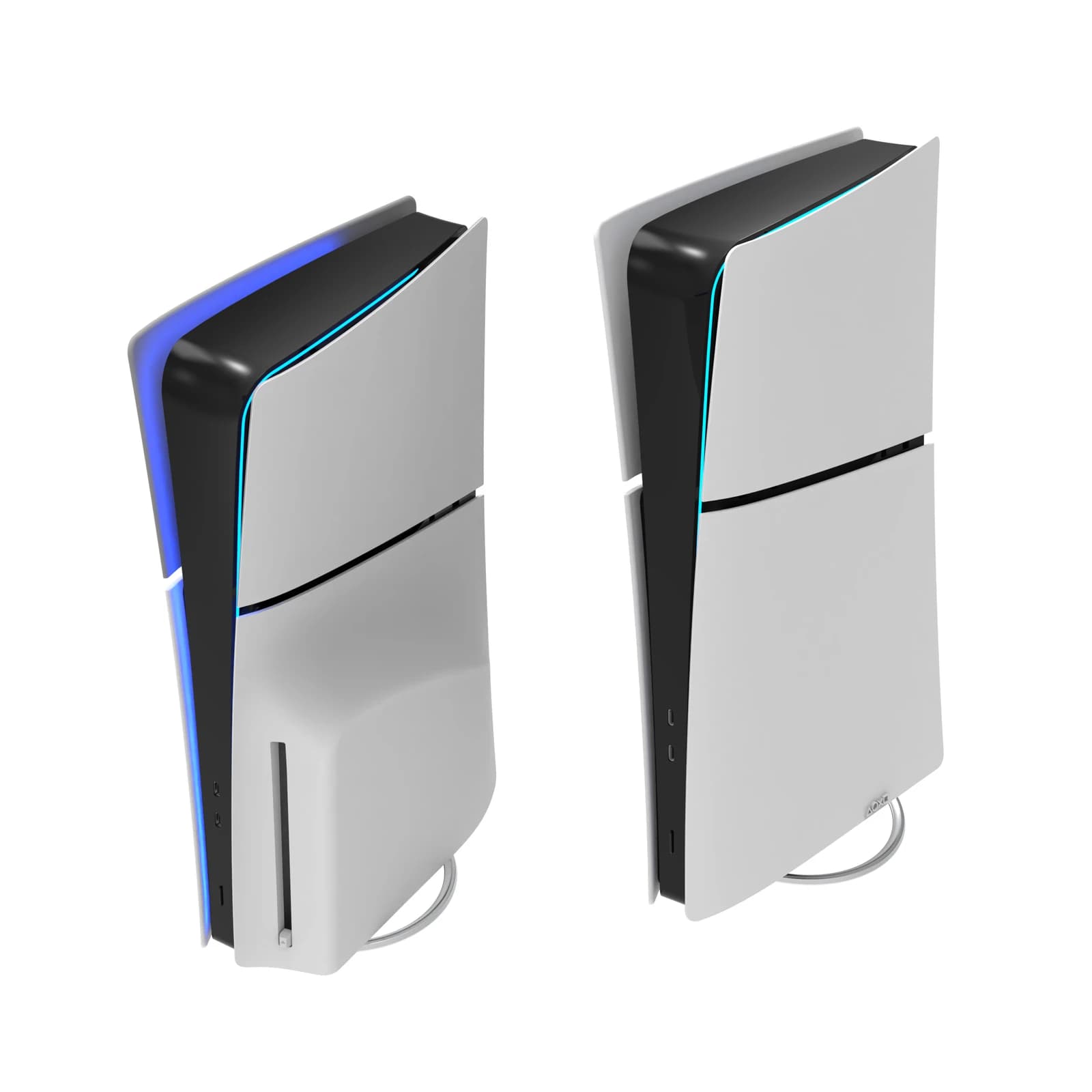 Support vertical en métal pour console PS5 Slim, support de remplacement avec vis pour Playstation 5 version numérique et version disque
