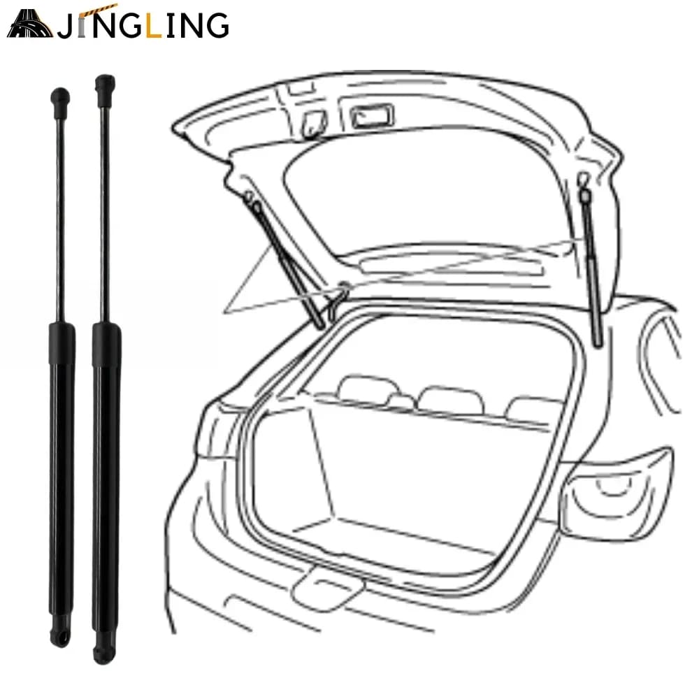Amortisseur de hayon arrière, support de levage, ressort à gaz, jambe de force de coffre pour Renault Captur, Kaptur, Global Access, HA SUV, 2016-2023, Qté (2)