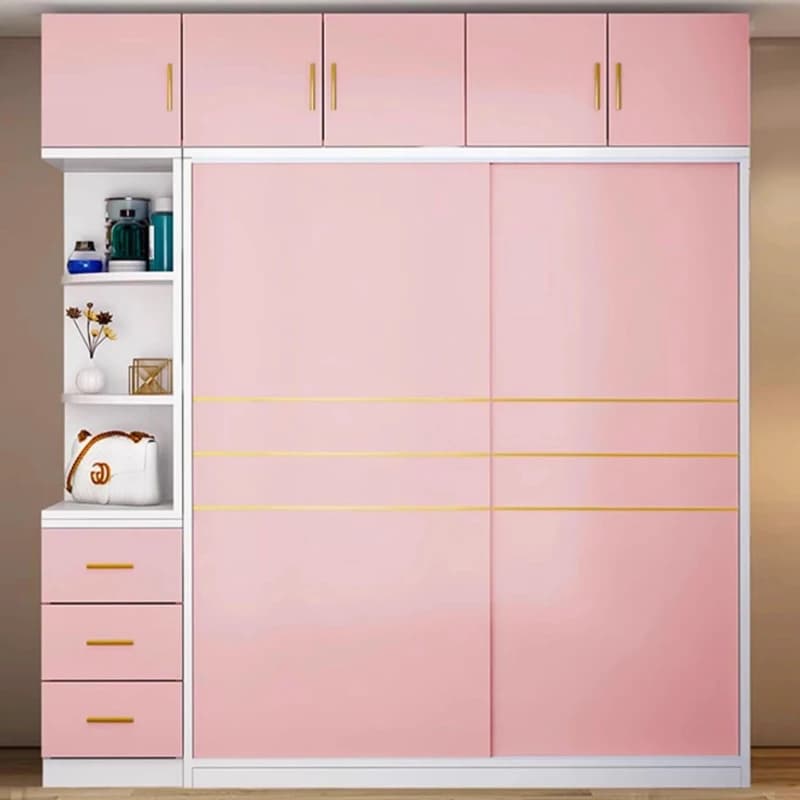 Armoire De Rangement pour enfants en bois massif King Size Kawaii chambre Armoire Organisation vêtements Armoire De Rangement meubles De Salon