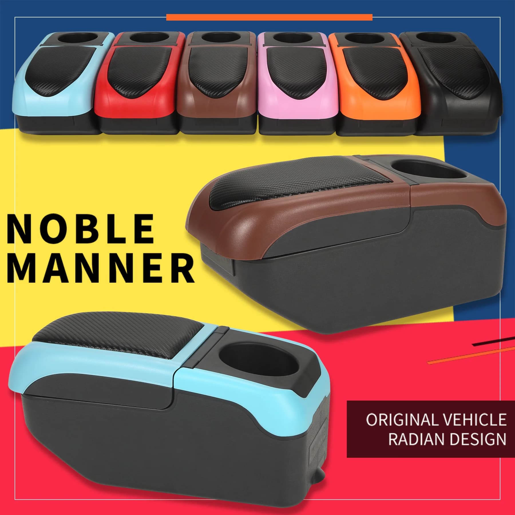 Boîte d'accoudoir pour Seat Ibiza 6J Ibiza 6L, 2018-2025, Boîte de rangement automobile, Accessoires intérieurs de voiture, Rétrofit