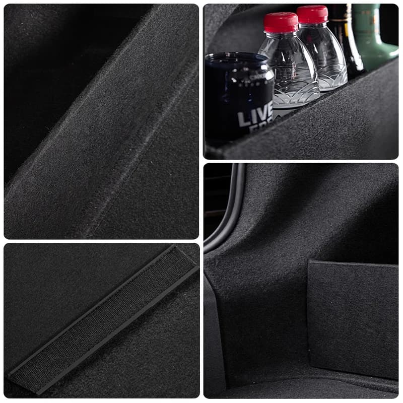 Organisateur de coffre de voiture, cloison latérale, pièces automobiles, accessoires de coffre intérieur, outils de rangement, pour Audi Q2 Q2L Q3 Q5L Q7 2023 2024 2025