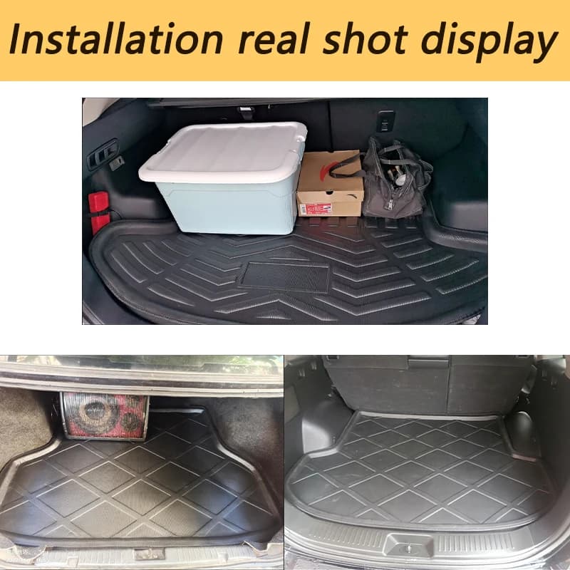 Polymères de coffre de voiture pour Volkswagen VW Polo, 6R, 6C, 61, Mk5, 2010 ~ 2017, accessoires Cargo Boot Pad, protecteur, OligWaterproof, tapis, doublure