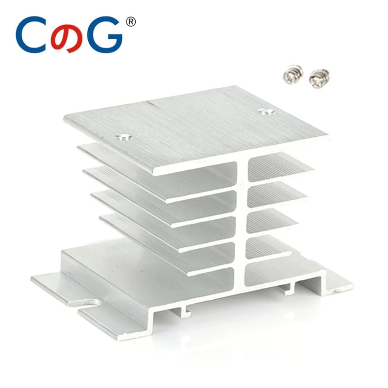 CG SSR-10VA 25VA 40VA SSR régulateur de tension monophasé relais dissipateur de chaleur 10A 25A 40A VA relais à semi-conducteurs