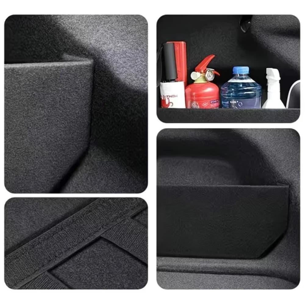 Pour Audi Q4 E-tron F4 2022 2023 2024 2025 – Boîte de rangement et de tri pour coffre, panneau de séparation de coffre, accessoires automobiles