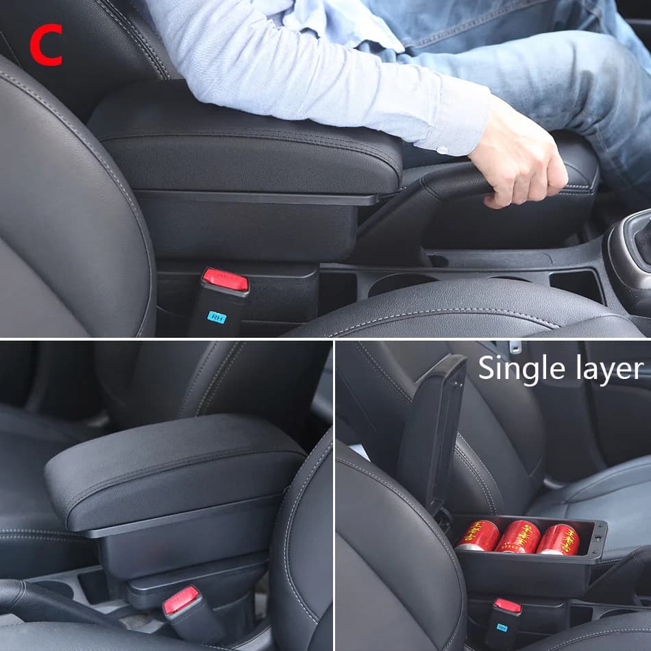 Accoudoir de voiture pour Seat Ibiza, boîte de rangement automatique, rénovation d'accessoires d'intérieur de voiture, pour Seat ARONA IBIZA 6L 6J 2017 – 2025