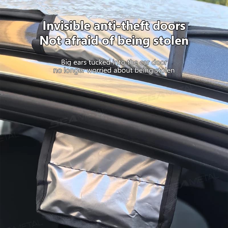 SEAMETAL couverture d'ombre de toit ouvrant de voiture Protection solaire imperméable Protection contre la neige glacée Protection solaire couverture de toit de voiture pour berlines suv marchandises