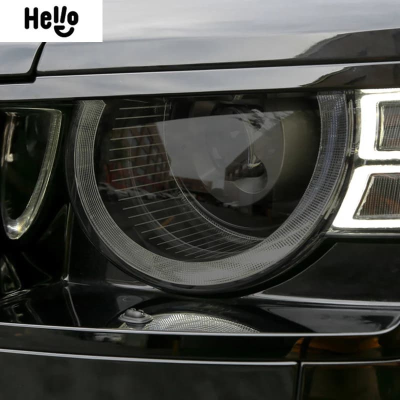 Film de protection autocollant en TPU noir fumé pour phare de voiture Land Rover Discovery 4 5 Defender Range Rover Sport Evoque Velar
