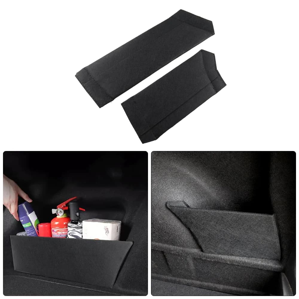 Plaque de séparation latérale de coffre pour Volkswagen VW T-Roc 2018-2021, lot de 2, organisateur de rangement, accessoires de coffre arrière