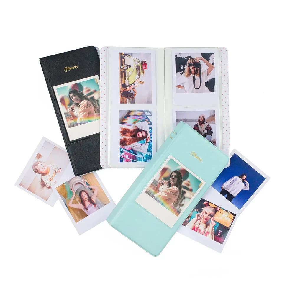 Livre de rangement d'album Photo, 64 pochettes pour Film 600 pour Fujifilm Instax Wide 300 210 400 Link, Album de stockage de Film d'imprimante