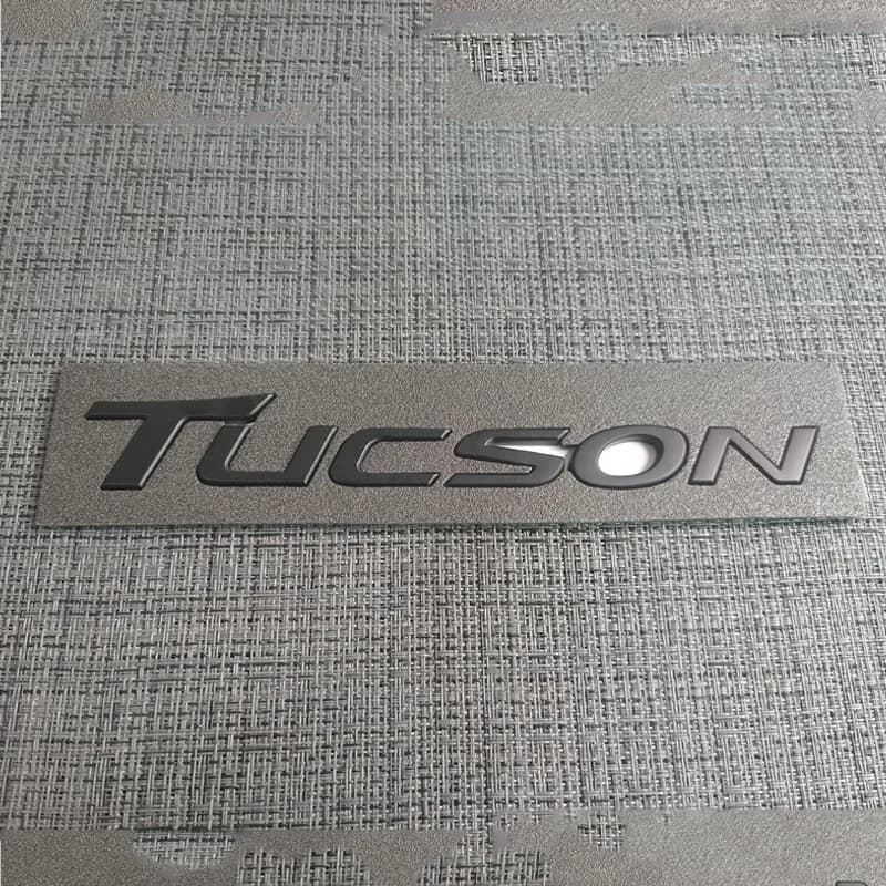 Autocollants décoratifs pour coffre arrière en plastique ABS pour Tucson Hybrid, emblèmes, badges, accessoires de décoration
