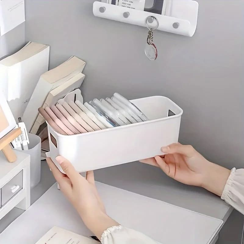 Boîte de rangement multifonctionnelle, 10 pièces, boîte de rangement de bureau durable de grande capacité, rangement pour sous-vêtements, adapté au rangement des articles divers