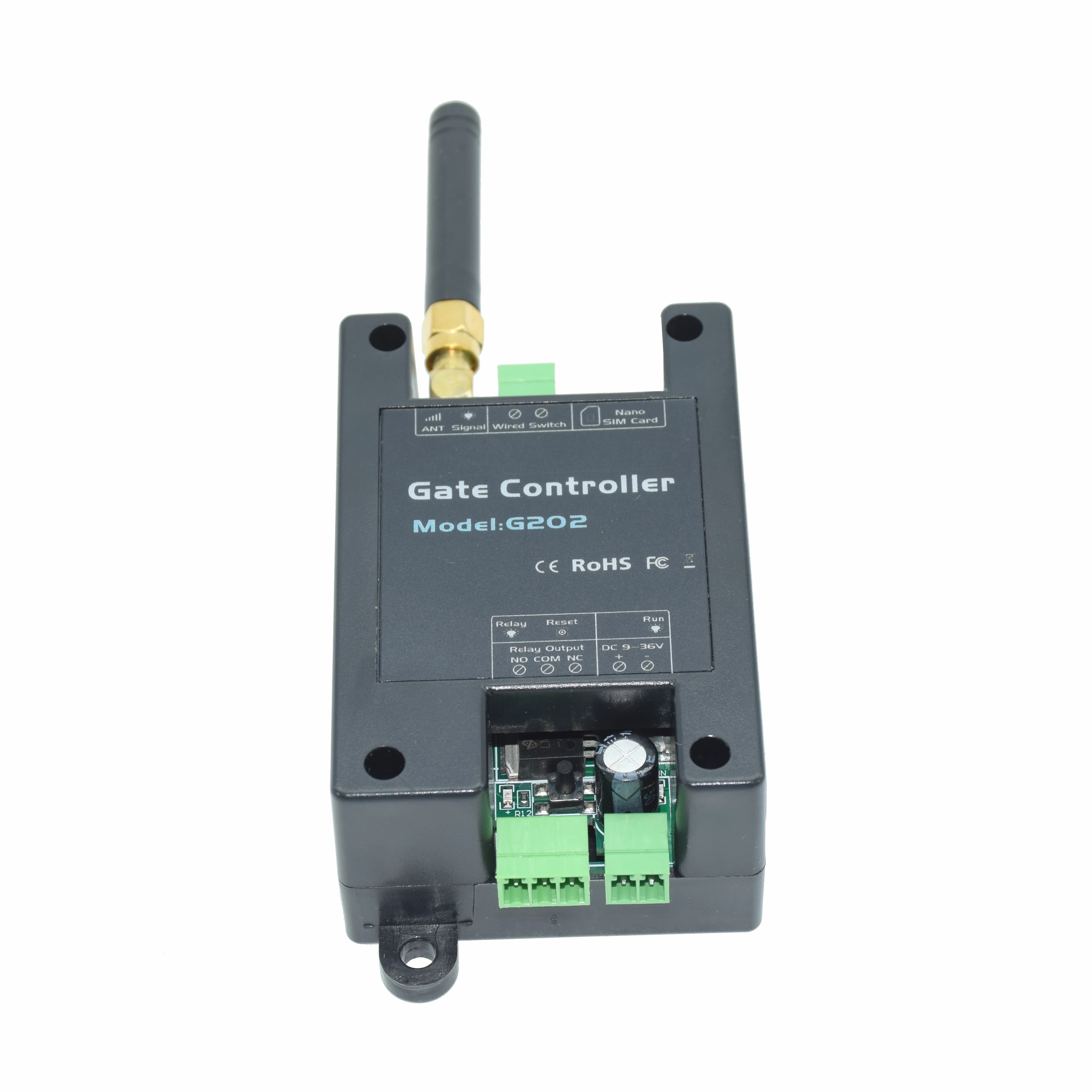Ouvre-porte télécommandé GSM 4G SMS, interrupteur marche/arrêt à relais unique G202 pour ouvre-porte de Garage coulissant
