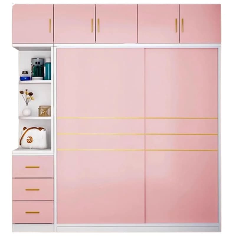 Armoire De Rangement pour enfants en bois massif King Size Kawaii chambre Armoire Organisation vêtements Armoire De Rangement meubles De Salon