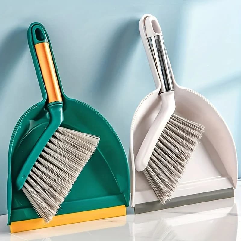1 jeu de balais de bureau, balais compacts, adaptés aux brosses à pelle en plastique durables domestiques, faciles à ranger et à utiliser