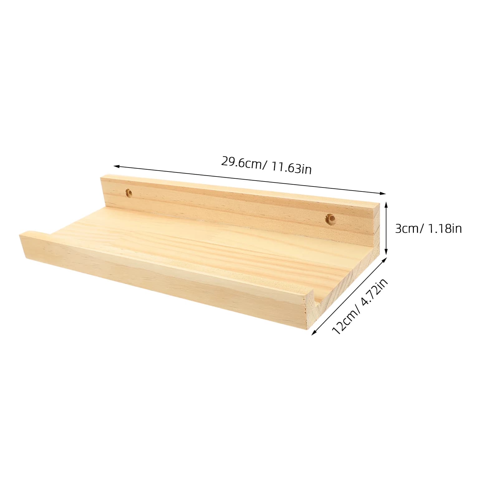 Étagère murale flottante en bois pour la maison, petite étagère flottante, présentoir de rangement pour chambre à coucher, organisateur de décoration de salle de bain