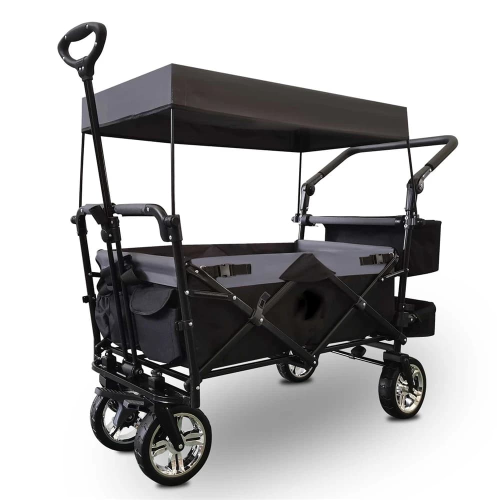 Véhicule de Camping en plein air avec hangar, multifonctionnel, Installation gratuite, véhicule de Camping sur poteau pliable, panier de courses Portable