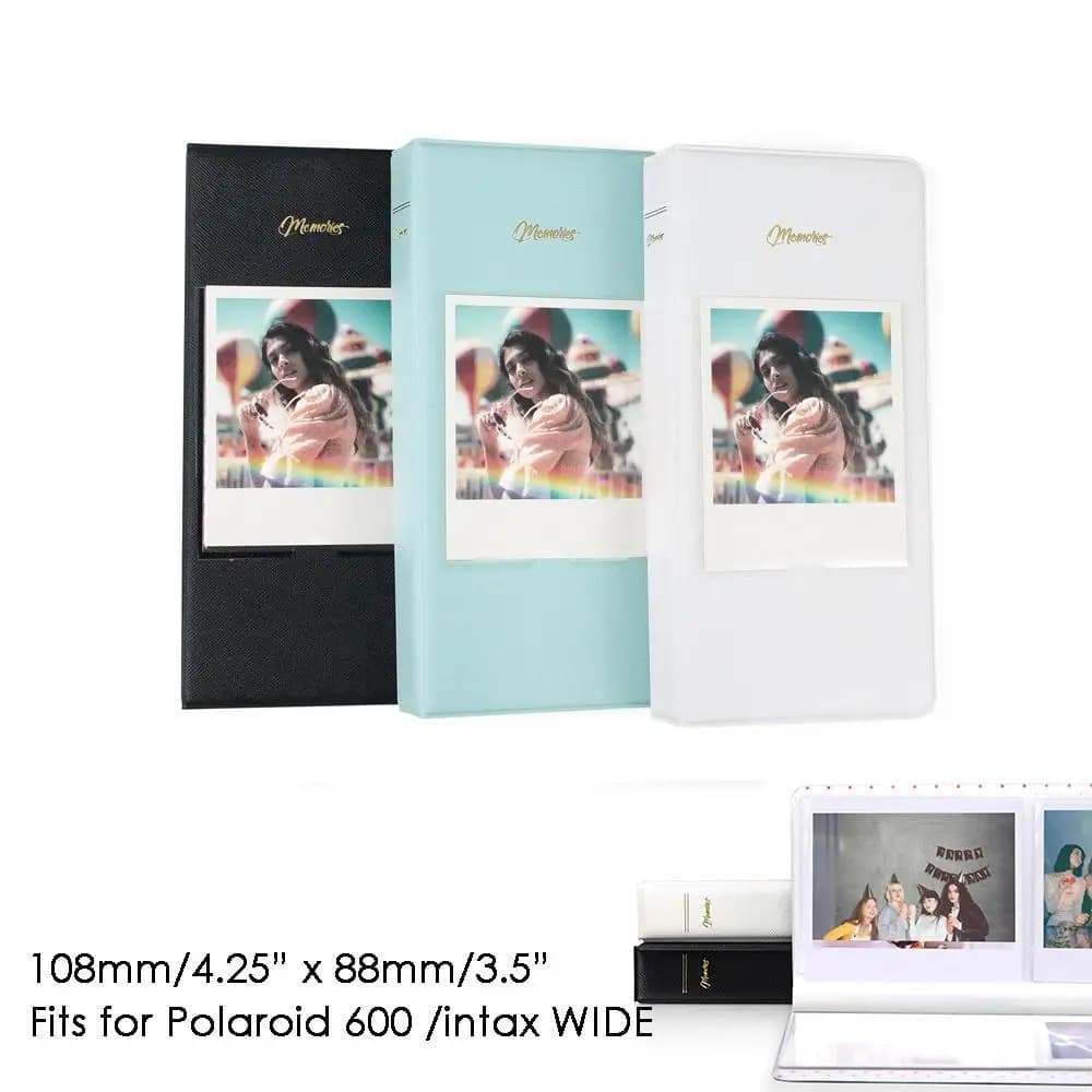 Fujifilm – Album de stockage de Film Photo 64 pochettes, pour Film 600, Instax Wide 300 210