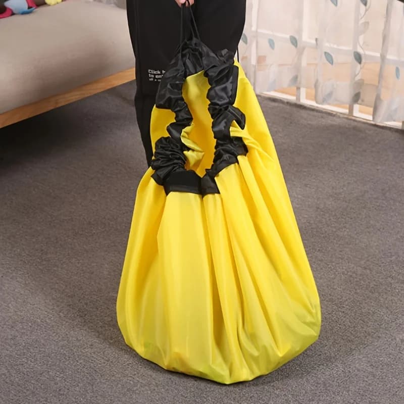 Sac de rangement pour jouets, blocs de construction Lego, sac de rangement pour poupées pour enfants, grand sac détachable à rangement rapide, tapis de jeu, seau de rangement