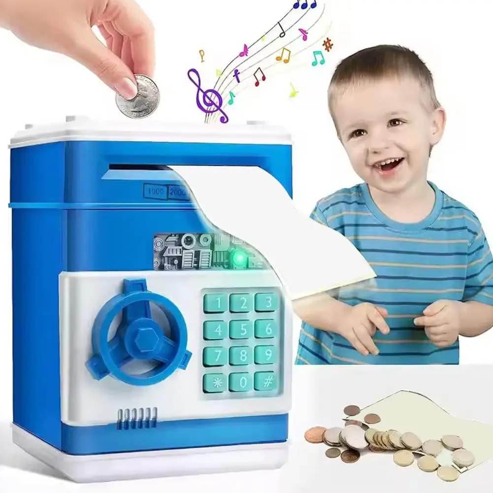 Tirelire créative électronique ATM mot de passe tirelire Mini pièces de monnaie sûres économie d'argent tirelire serrure banque de monnaie ATM enfant cadeau