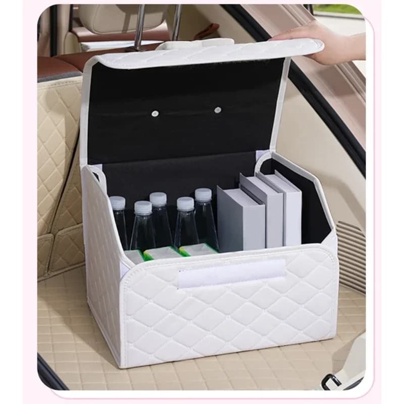 Organisateur de rangement pour coffre de voiture (conception pliable) – Boîte de chargement compacte pour maintenir l'intérieur de votre véhicule organisé et sans désordre