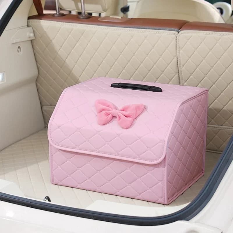 Organisateur de rangement pour coffre de voiture (conception pliable) – Boîte de chargement compacte pour maintenir l'intérieur de votre véhicule organisé et sans désordre