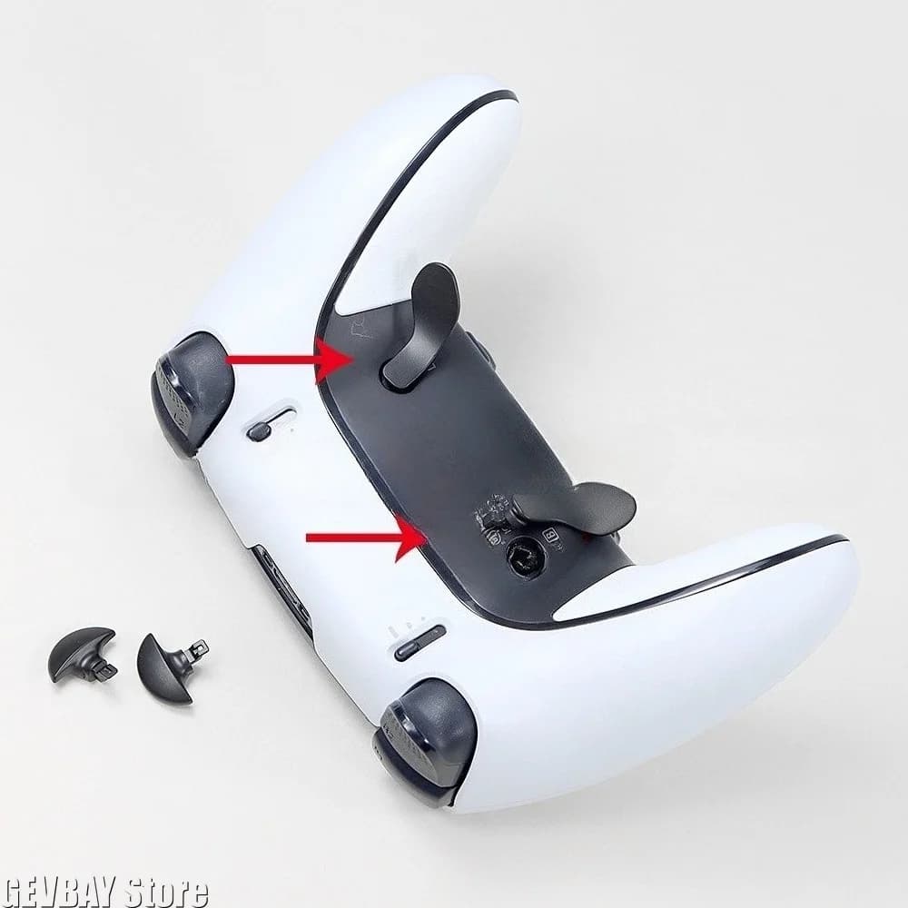 Boutons arrière en métal pour manette sans fil PS5 Dualsense Edge, palettes métalliques pour manette PS5 Edge Elite, accessoires de remplacement