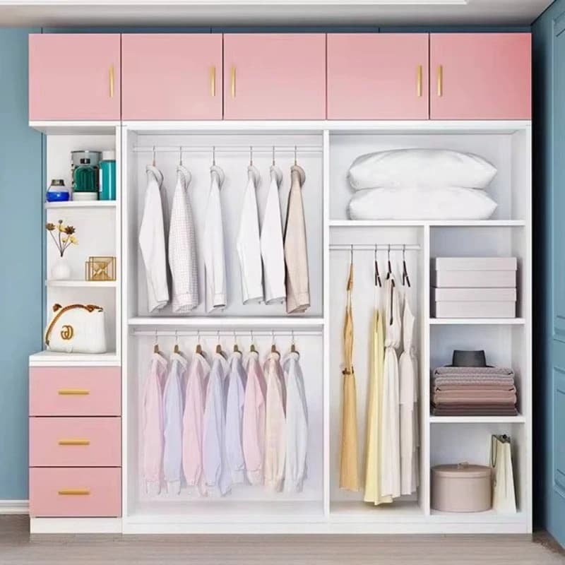 Armoire De Rangement pour enfants en bois massif King Size Kawaii chambre Armoire Organisation vêtements Armoire De Rangement meubles De Salon