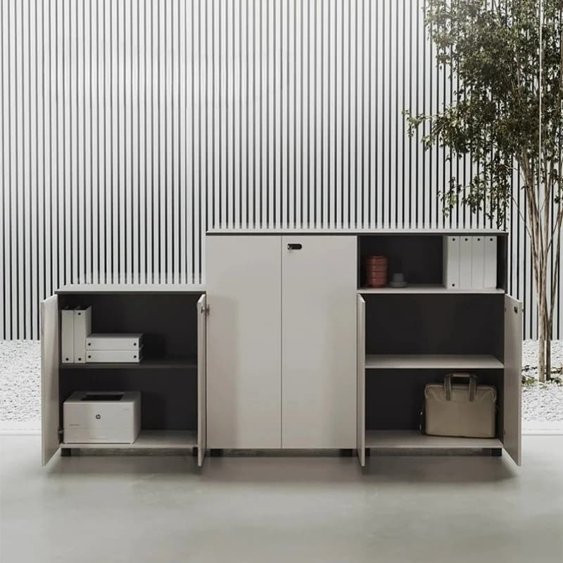Armoires de classement, casiers de bureau, armoires de rangement, armoire à dossiers simple et moderne, armoire à dossiers en bois avec cloisons, meubles pour bureaux