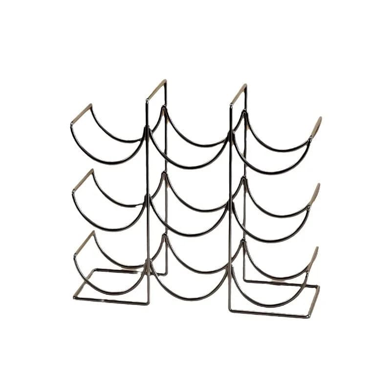 Organisateur de bouteilles d'eau en métal, support de rangement de bouteilles empilable pour porte-flason sous vide de cuisine, organisateur d'armoire à domicile