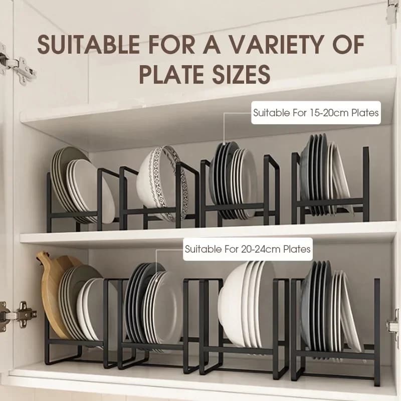 4/2/1 pièces armoire de cuisine plaque de rangement comptoir porte-vaisselle tiroir assiette à dîner cloison égouttoir support de rangement en couches
