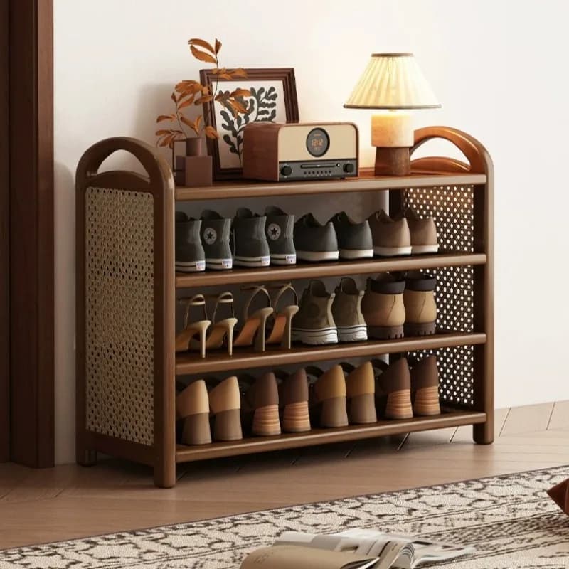 Organiseurs de chaussures pour couloir étroit, étagère de rangement gain de place, range-chaussures de luxe, designs robustes, accessoires de mobilier domestique