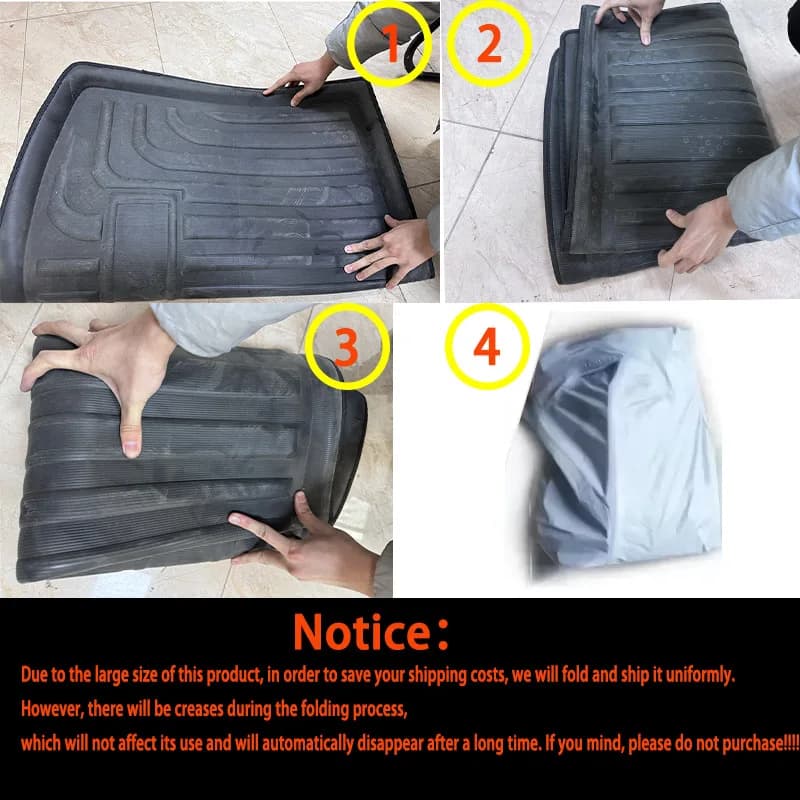 Polymères de coffre de voiture pour Volkswagen VW Polo, 6R, 6C, 61, Mk5, 2010 ~ 2017, accessoires Cargo Boot Pad, protecteur, OligWaterproof, tapis, doublure