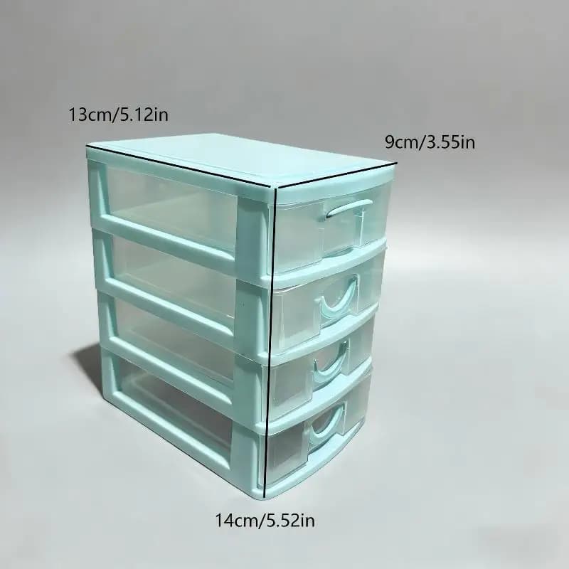 Organisateur de bijoux à 4 niveaux avec système de tiroirs pour une organisation sans effort dans les chambres