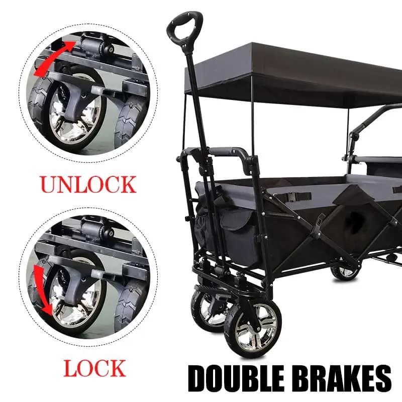 Véhicule de Camping en plein air avec hangar, multifonctionnel, Installation gratuite, véhicule de Camping sur poteau pliable, panier de courses Portable