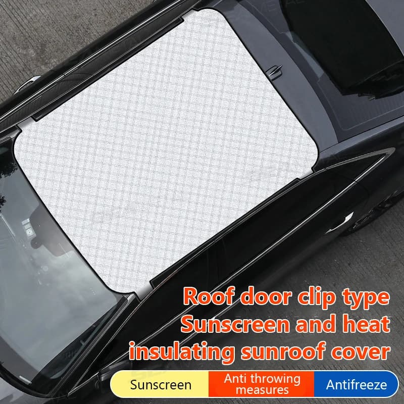 SEAMETAL couverture d'ombre de toit ouvrant de voiture Protection solaire imperméable Protection contre la neige glacée Protection solaire couverture de toit de voiture pour berlines suv marchandises