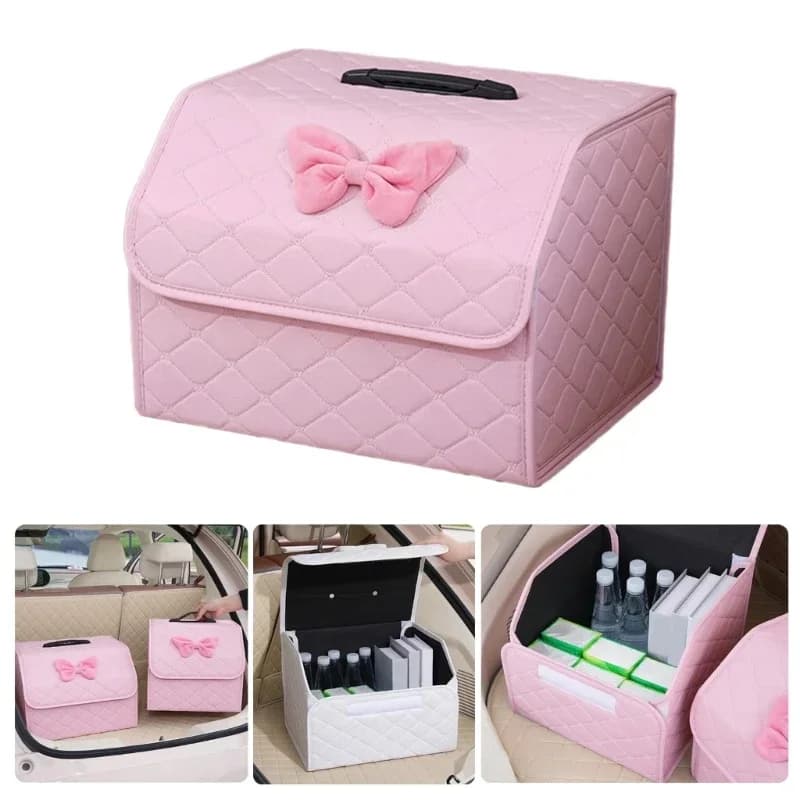 Organisateur de rangement pour coffre de voiture (conception pliable) – Boîte de chargement compacte pour maintenir l'intérieur de votre véhicule organisé et sans désordre