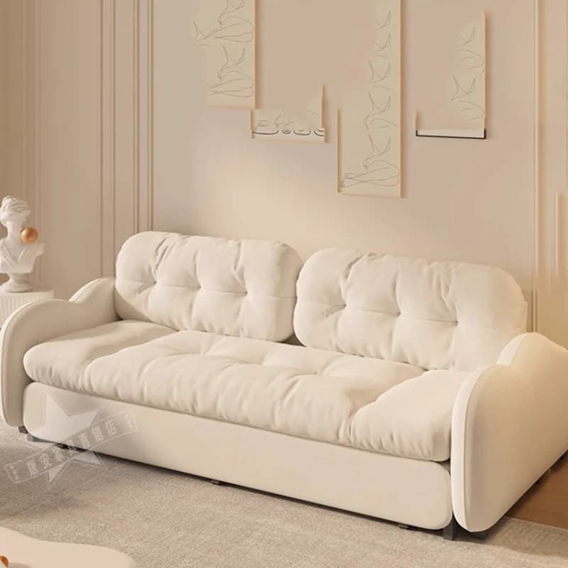 Fonction De rangement canapés Simple moderne Relax canapés blancs pliant Double couchage Sillones Para Sala De Estar meubles De maison
