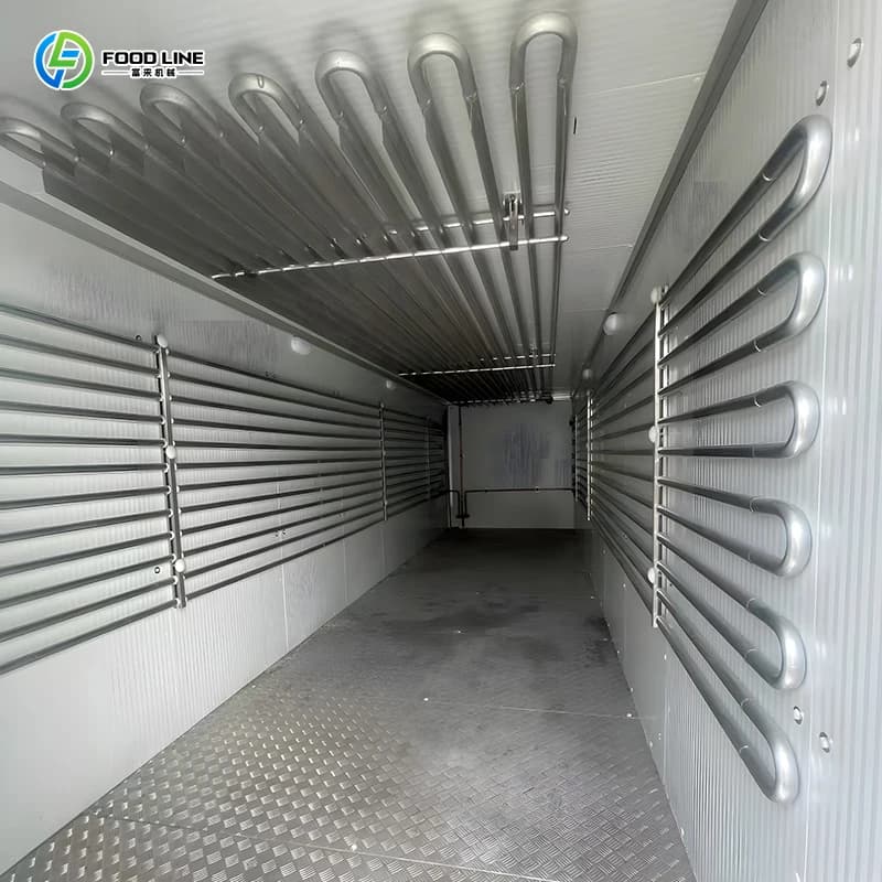 Congélateur refroidisseur grande capacité chambre froide stockage au froid pour viande légumes poisson fruits économie d'énergie refroidissement Stable