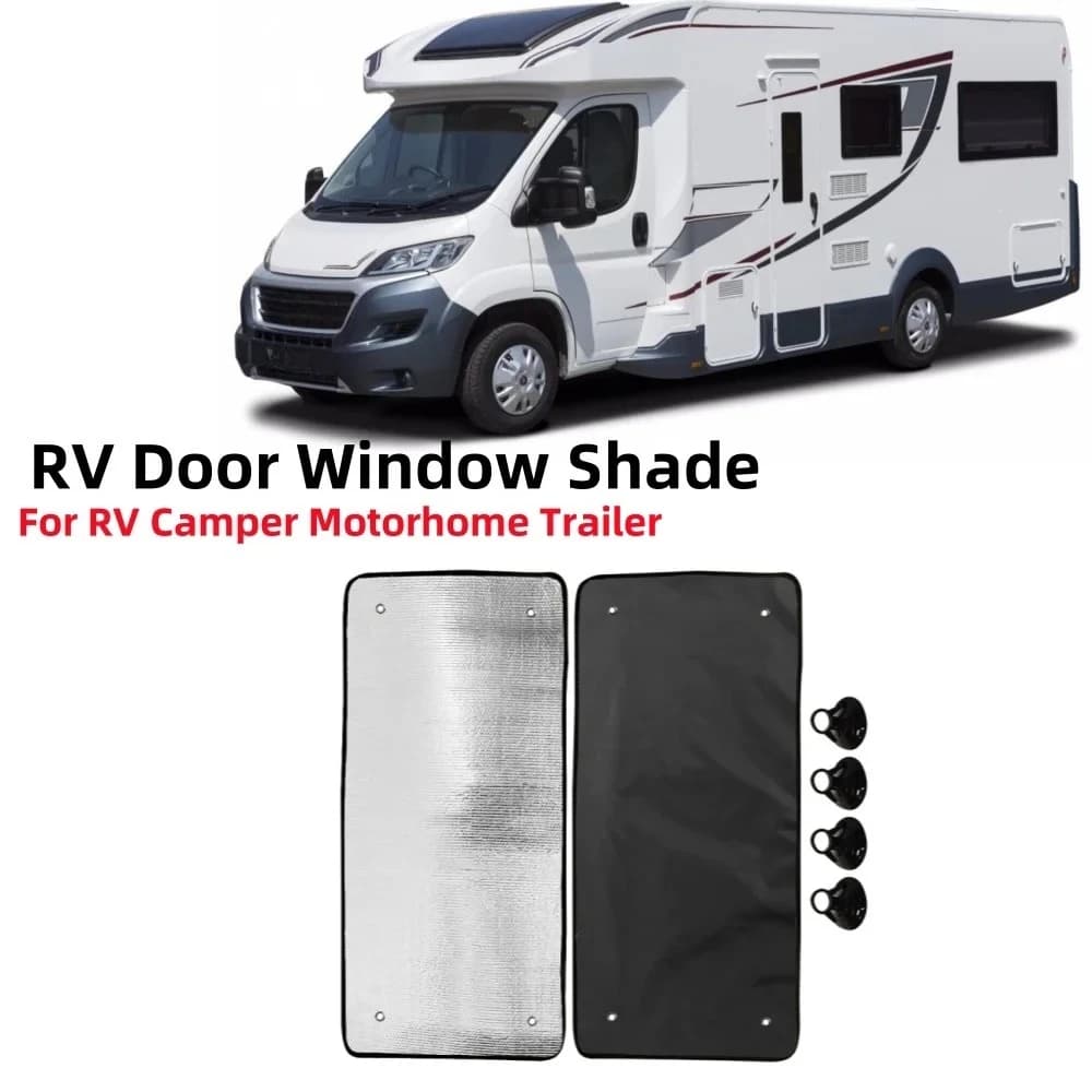 Pare-soleil pour fenêtre de caravane, protection UV, pare-soleil pour camping-car, accessoires de camping
