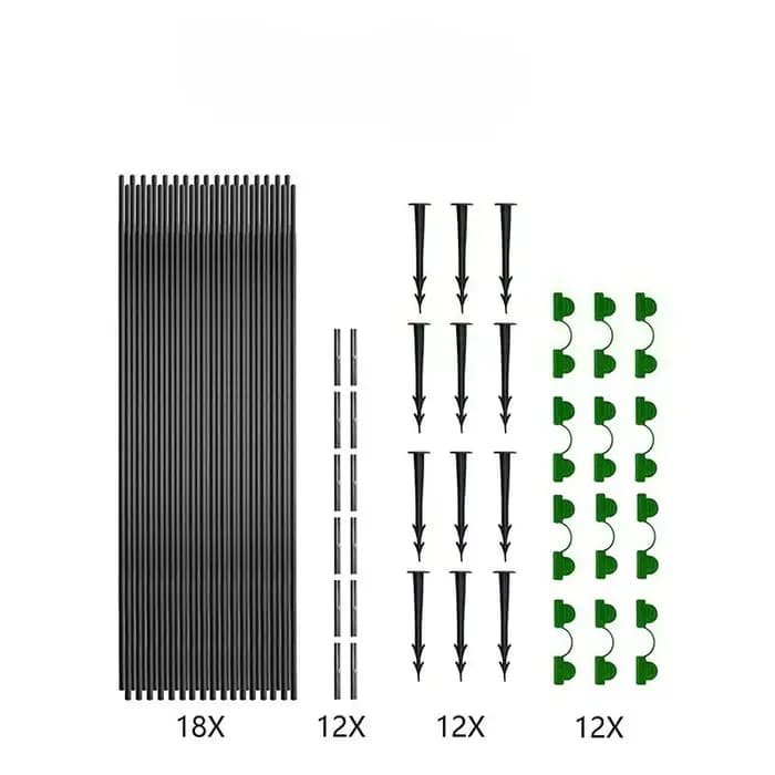 Kits de cerceaux de jardin pour filets, cerceaux de serre, structure de serre, arche de tunnel flexi