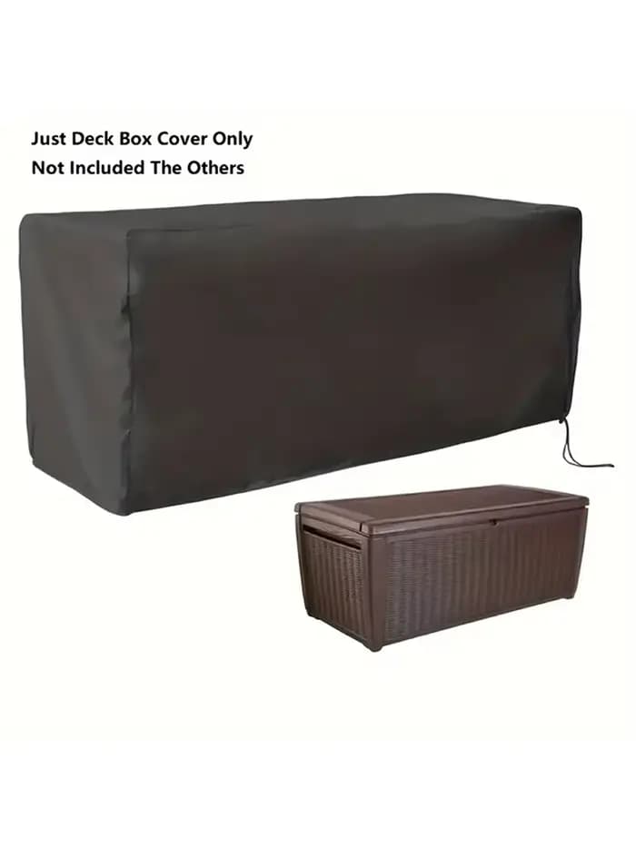 Housse de protection 210D pour bac de rangement extérieur, imperméable, résistante aux intempéries,