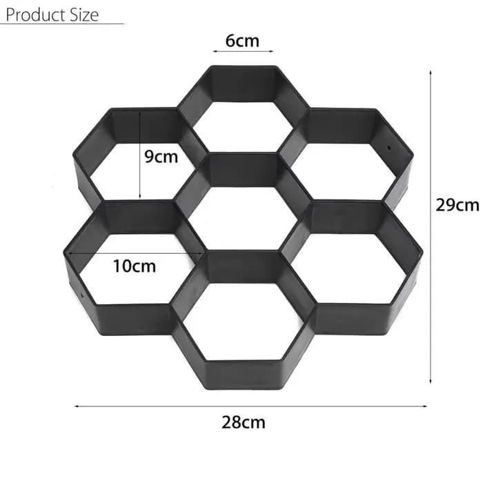 Moule personnalisé en plastique ABS pour jardin, ciment, pierre, granit, ciment pastoral, pavage, bé