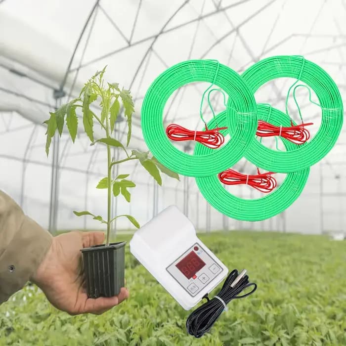 Ensemble de fils chauffants pour plantes succulentes, croissance accélérée, serre, système de contrô