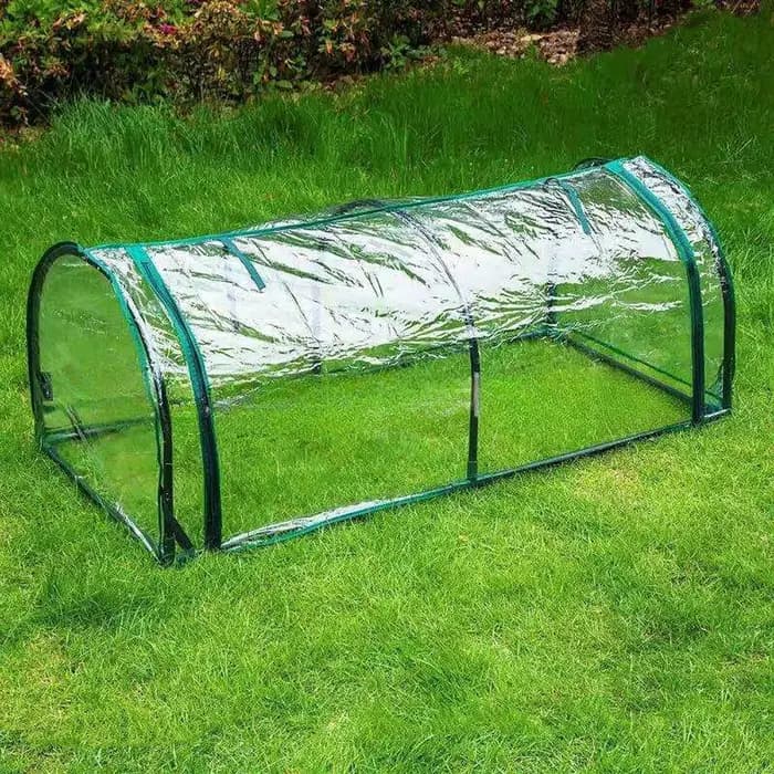 Mini-serre transparente pour plantes, couverture en plastique imperméable et isolante, protection ef